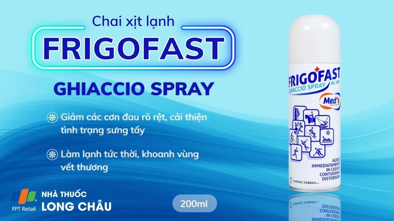 Chai xịt lạnh Frigofast Spray 2